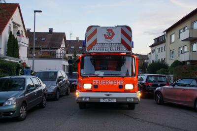 Angebranntes Essen loest Feuerwehreinsatz in Stuttgart Heumaden aus